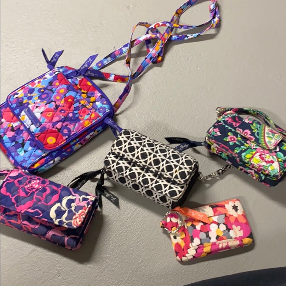 5 Vera Bradley bags/wallets